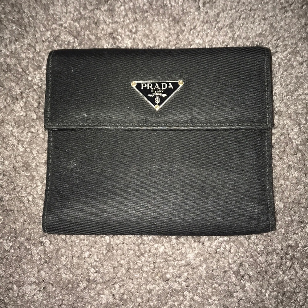 Black Prada Wallet